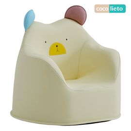 [Lieto Baby] COCO LIETO Cozy Character Baby Sofa for 1 person_Correct posture, toddler sofa, PU fabric, waterproof _Made in Korea